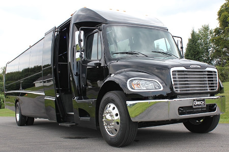 A Colorado Royalty Charters minibus